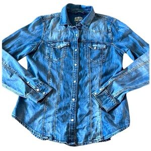 ZARA ⭐️Z1975 denim shirt